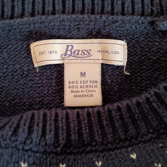 Bass Crewneck Sweater, size M - Picture 4 of 5